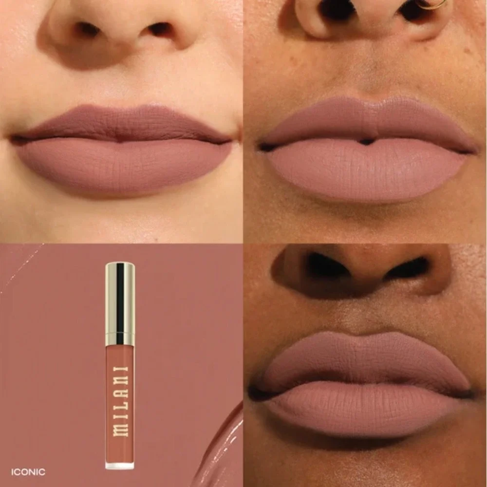 Milani Stay Put Liquid Lip Matte Longwear Lipstick 0.10 oz 130 Iconic Nude Rose